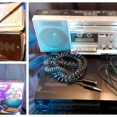 Vintage Boombox, VHS Player, CD Players, Headphones & Music Accessories