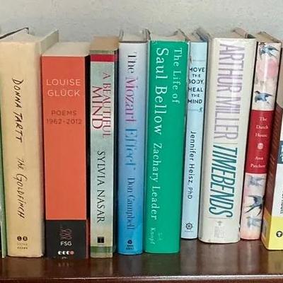 Mixed Lot of Hardcover & Paperback Books – Literature, Poetry & Nonfiction
