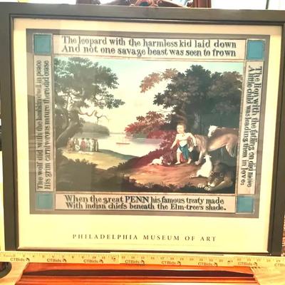 Philadelphia Museum of Art Framed Print – William Penn Treaty Scene