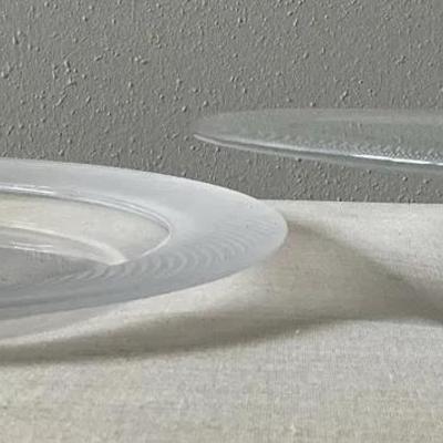 Kosta Boda Limelight Glass Cake Stand & Serving Plate 