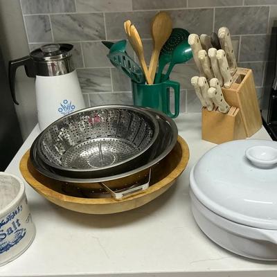 Miscellaneous Kitchen Items, Miscellaneous Kitchen Items Including Corningware Drip Coffee Maker