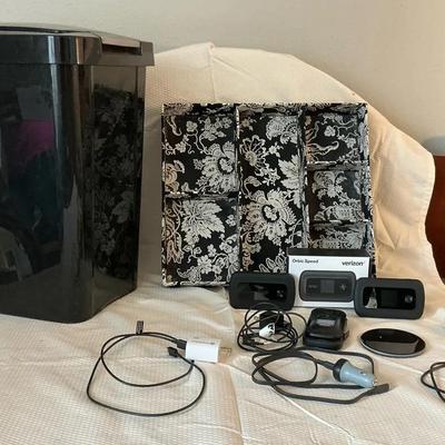 Mixed Electronics & Accessories Lot – Router, Verizon Orbi Devices, Storage & Cables