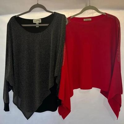 Joseph Ribkoff black and white…. La Fiorentinaknit top. 