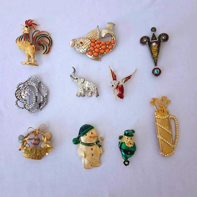 Vintage Figural Broochs