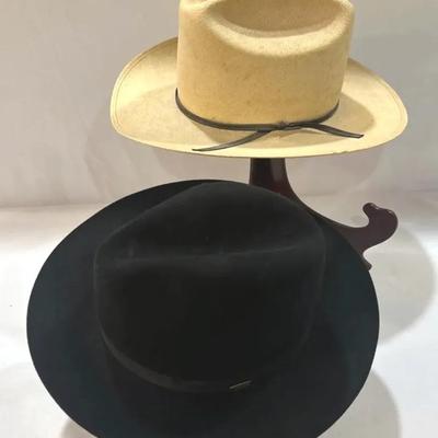 Vintage Resistol Western cowboy hat Dobbs Fifth Avenue New York hat, known for its classic American 