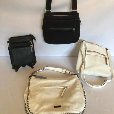 Assortment Of Women’s Black & White Handbags