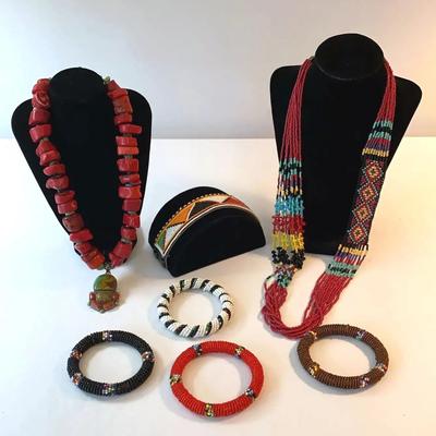 Native American And Other Beaded Jewelry