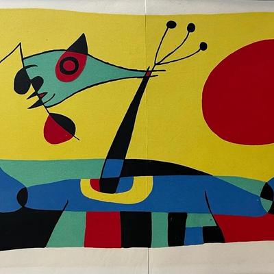 MidCentury Modern “Peacock” Joan Miro, Lithograph | Unframed- RESERVE 
