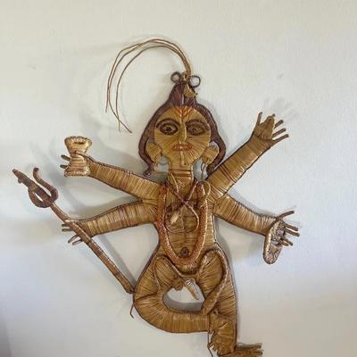 Sikki Grass Goddess Kali Indian Goddess Folk Art