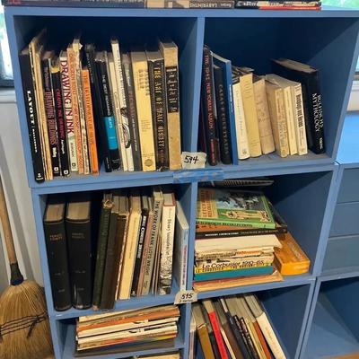 Blue Bookshelves | 6 Cubes