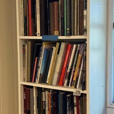 White Melamine Bookcase