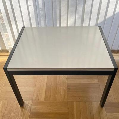 MidCentury Modern Industrial-Style Formica and Steel End Table | 
