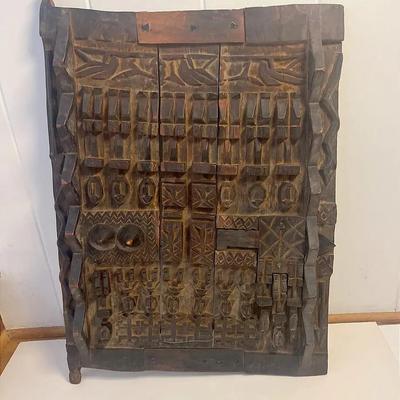 Dogon Granary Door, Mali 20th Century | HandCarved Wood 