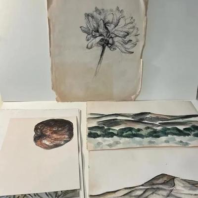 Robert Nicolais, Artist’s Watercolor and Drawing