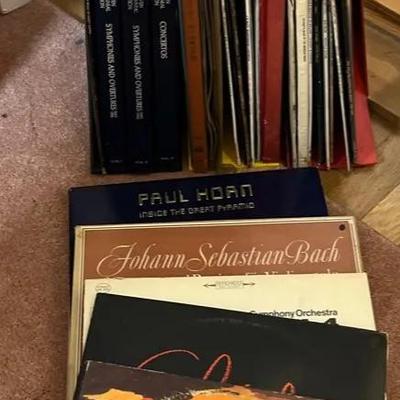 Vintage Jazz, Classical, Mixed Genre Vinyl Records - 50 Pieces Approx