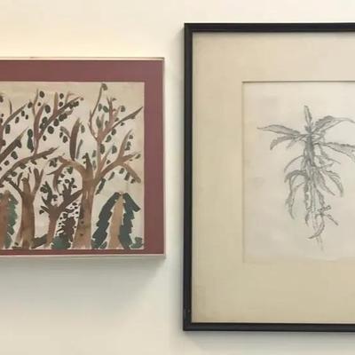 Robert Nicolais, Watercolor and Pencil Drawings  