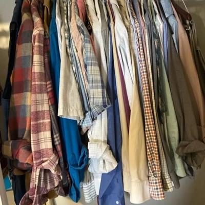 Men’s Shirts-Flannel, Long and Short Sleeves - Size S&M