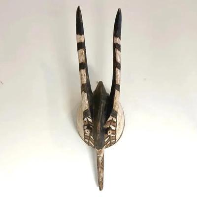 African Mossi or Bobo Antelope Mask, Burkina Faso Folk Art
