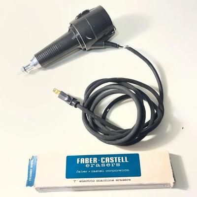 Vintage 1930s Charles Bruning Electric Drafting Eraser - Tested