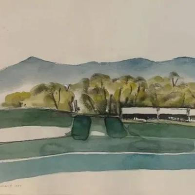 Robert Nicolais, Watercolor, 1997 | Signed and Framed