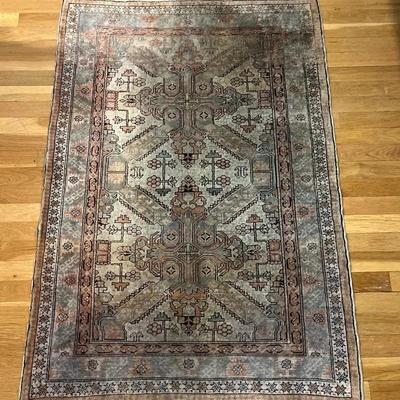 Turkish Anatolian Area Rug 3x4 Ft