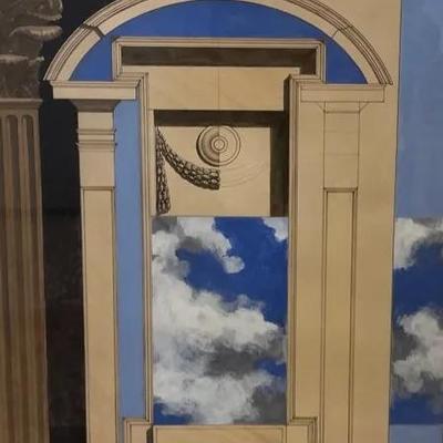 R Nicolais Abstract Lithograph | Framed | Unsigned