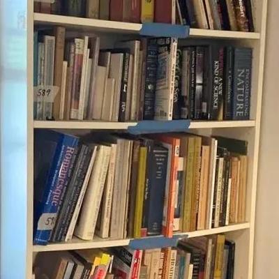 White Melamine Bookshelf