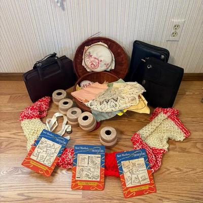 Vintage Bible Cases and Craft Collection