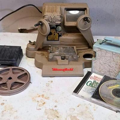 "Mansfield" Automatic Film Splice, "General Electric" Radio, and More