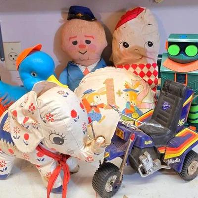 Captain Kangaroo Pull String Doll, "Remco" Doodle Duck, and More