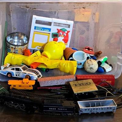 "Tyco" Train Set and Assorted Toys 