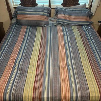 Complete Bed Ensemble with Dual Heated Blanket