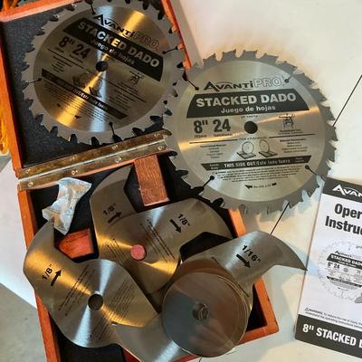 Avanti Pro Stacked Dado 8” Saw Blades