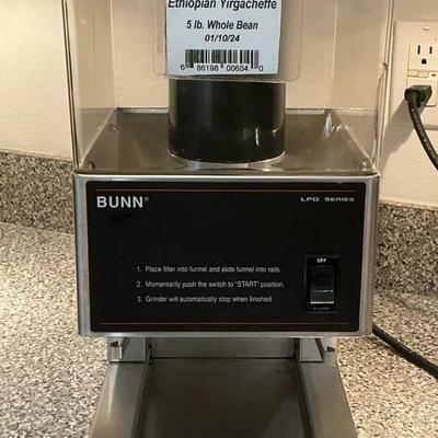 Bunn LPG Low Profile Portion Control Coffee Grinder