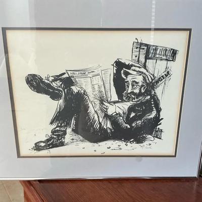 Wall Street Hobo By T Cook