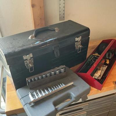 Craftsman Toolbox With Assorted Hand Tools