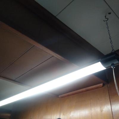 Three long LED lights