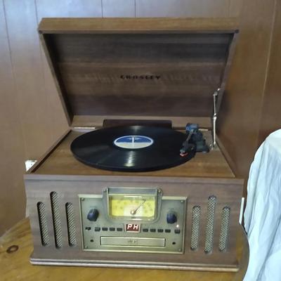 WORKING Retro record player stereo