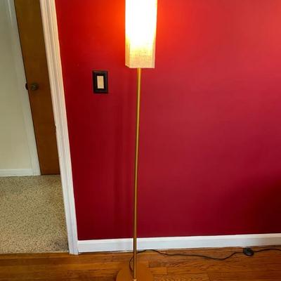 Modern Floor Lamp With Square Shade 1 Of 2