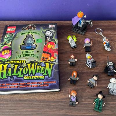 Lot With Lego People And Book