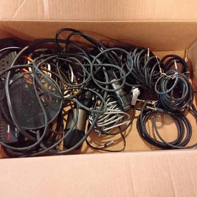 Lot Of 2 Microphones And Various Wires