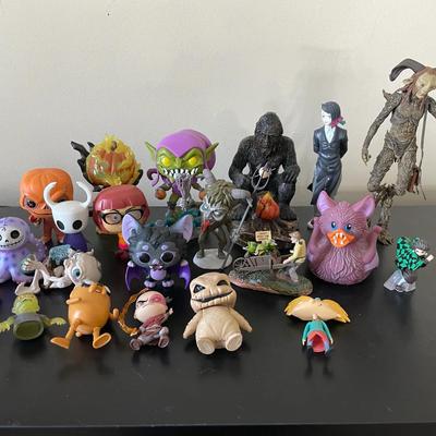 Lot Of Character Figurines Including Big Foot