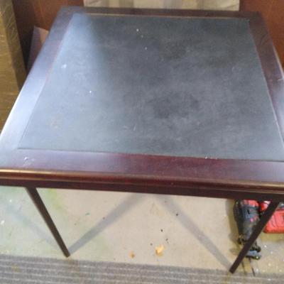 Square folding table