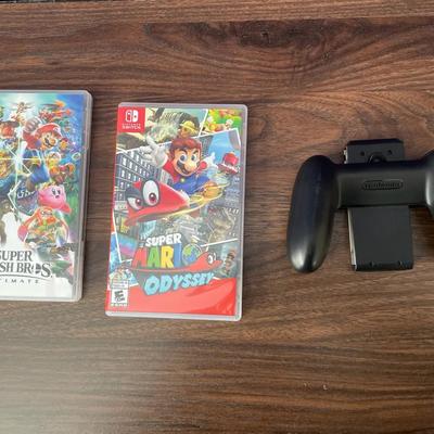 Two Nintendo Switch Games And Controller