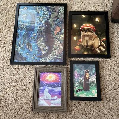 Lot Of 4 Animal Prints