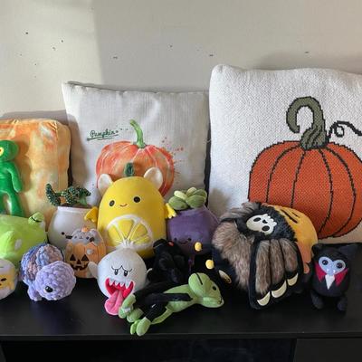 Lot Of Stuffed Animals And Pillows