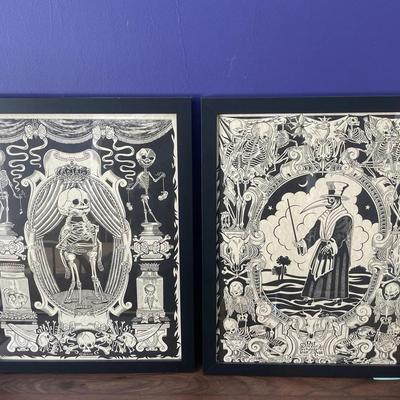 Pair Of Madame Talbots Framed Posters