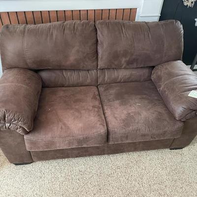 Tan Colored Love Seat
