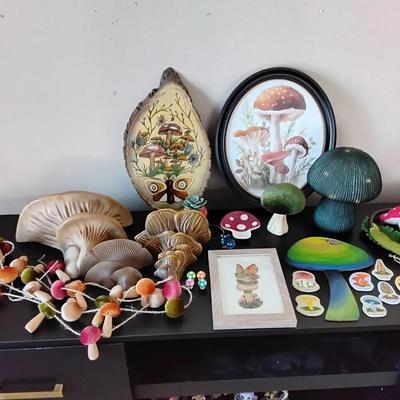 Lot Of Mushroom Decor