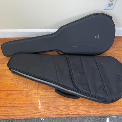 Two Empty Guitar Cases